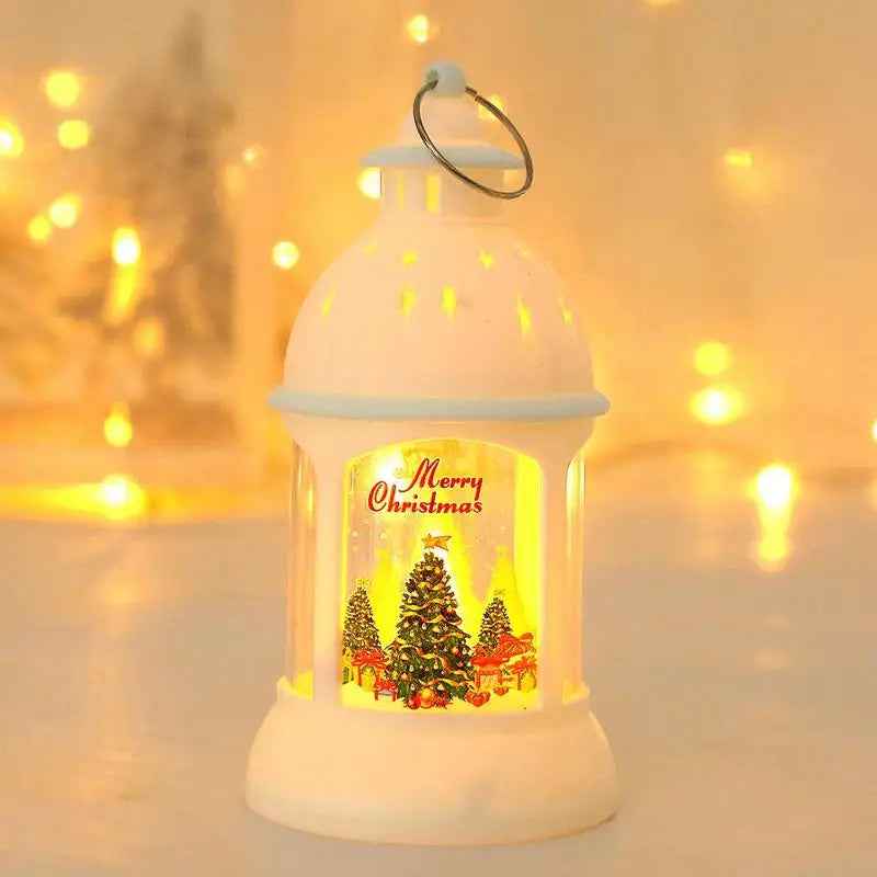 SantaGlow - Festliche LED-Laternen mit Weihnachtsmannmotiv für eine gemütliche Weihnachtsstimmung