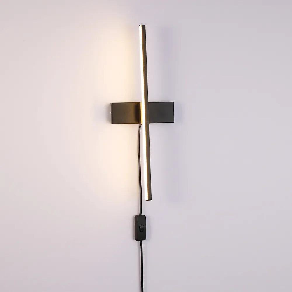 Palessa - Anpassbare Nordic LED-Wandleuchte mit Stecker für stilvolle und helle Innenraumbeleuchtung