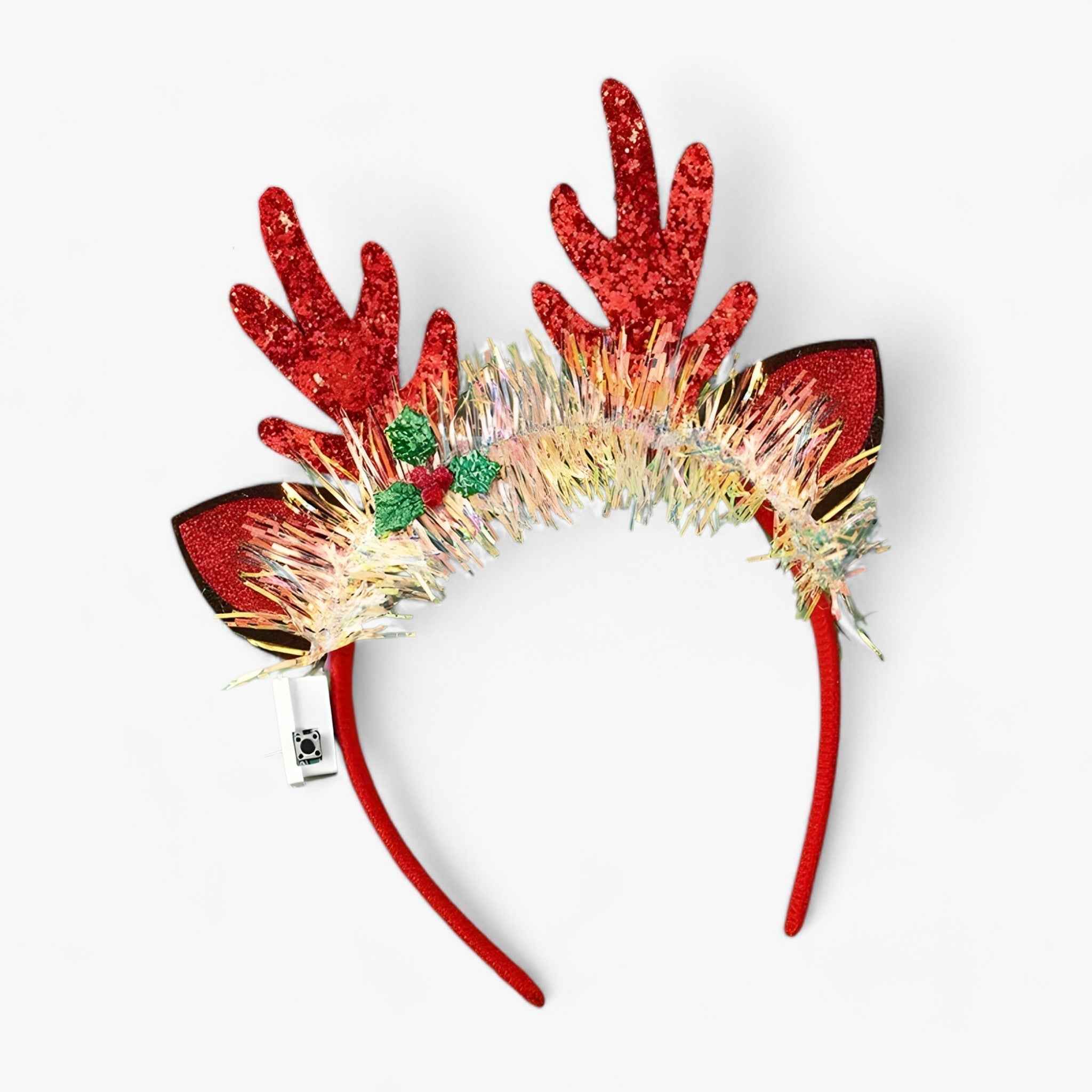 Kerstglanz | Bandeau LED Schneeflocke und Weihnachtsbaum – Festliche und Magische Weihnachtsbeleuchtung für Geschenke und Dekoration