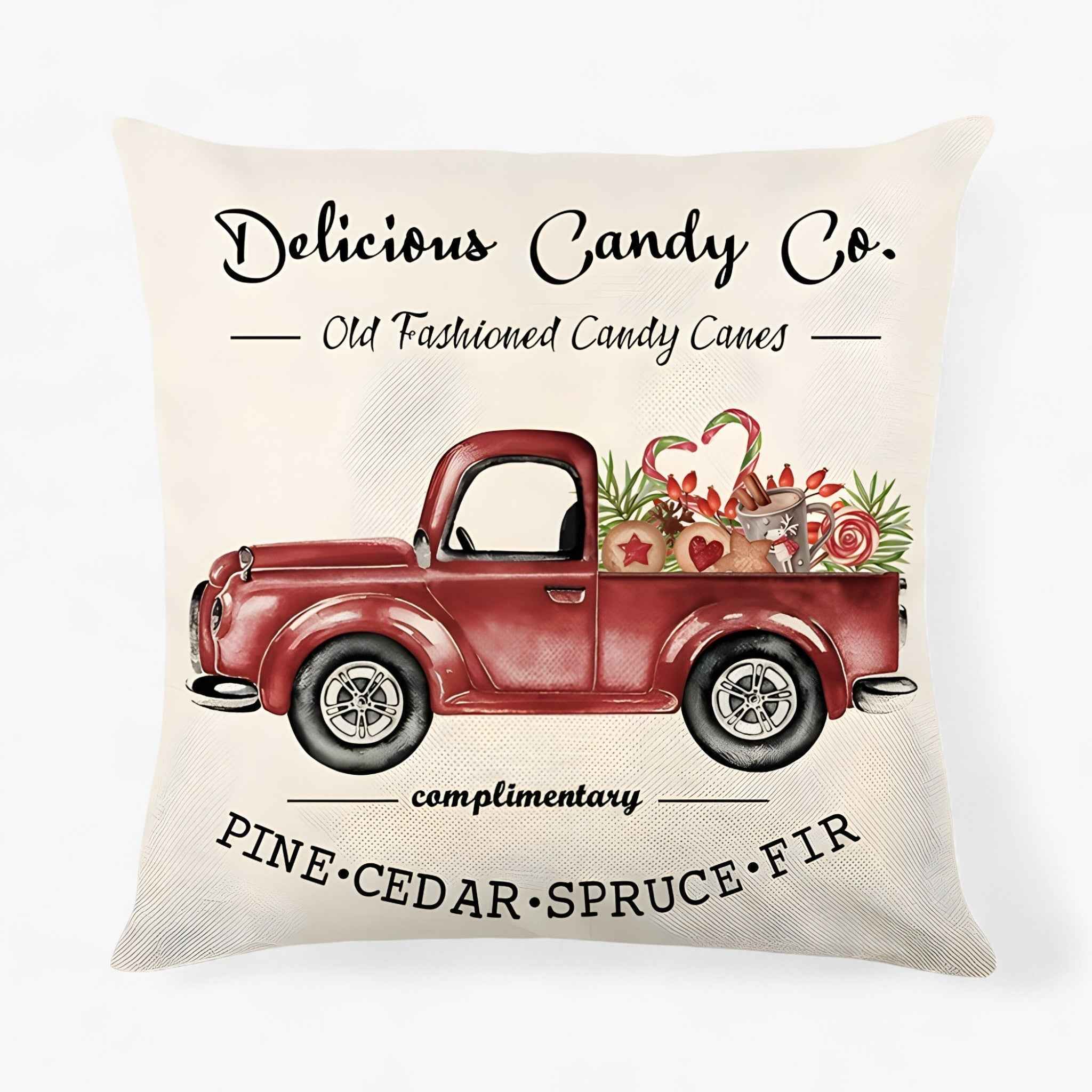 Frostig | Leinen-Julpudeüberzug – Eine festliche und gemütliche Dekoration, die Ihr Zuhause verwandelt