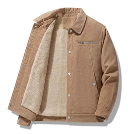Modische Rippen-Cordjacke für einen trendigen Look