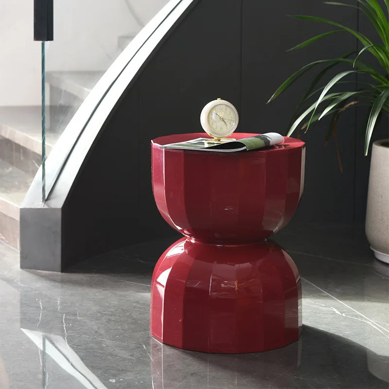 Evadirae - Skandinavischer Sanduhr Beistelltisch mit einzigartigem kreativen Design