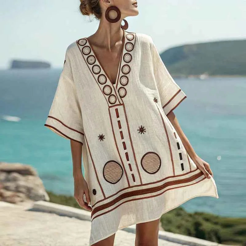 Gwen: Mühelos elegantes, bequemes Strandkleid für warme, sonnige Tage