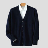 Herren-Cardigan im Casual-Stil - Weicher Strick für täglichen Komfort und Stil
