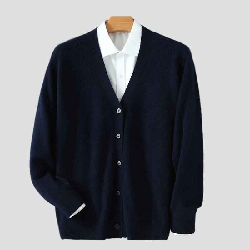 Lucas | Herren-Cardigan im Casual-Stil – Weicher Strick für täglichen Komfort und Stil