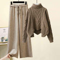 Ida™ - Set elegante con dolcevita e pantaloni ampi per un look chic