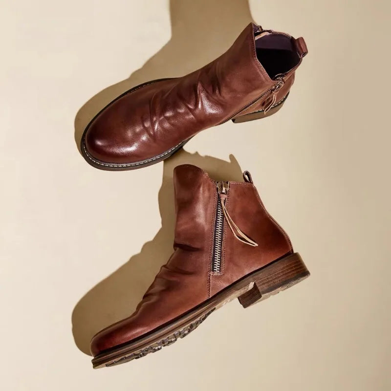 Owens – Modische Leder-Chelsea-Stiefel für einen trendigen Look