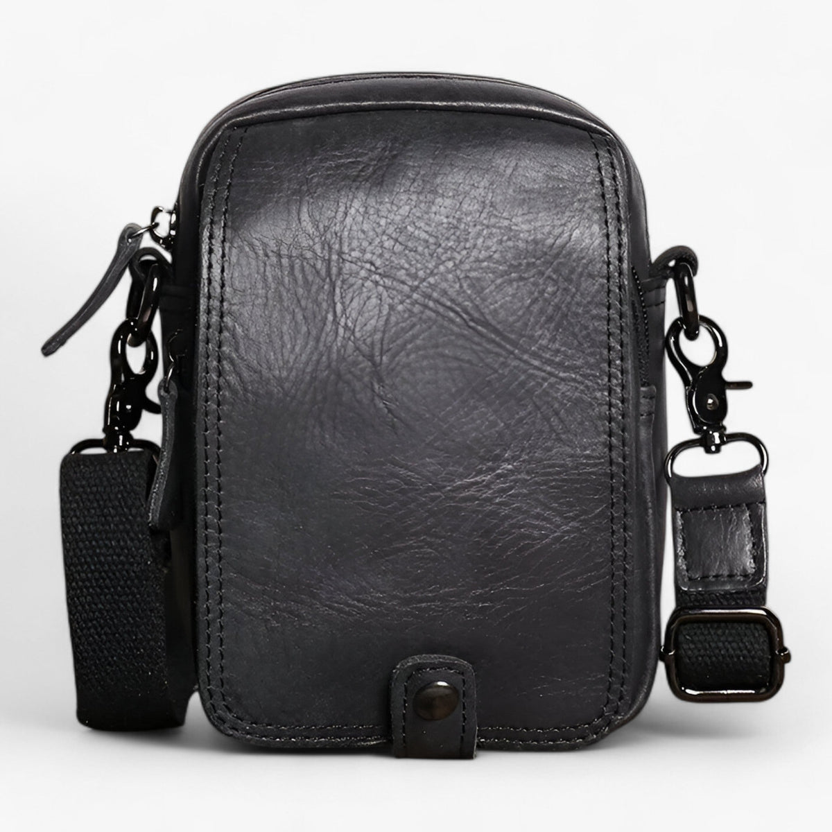 Leichte Retro Ochsenleder Pendlertasche