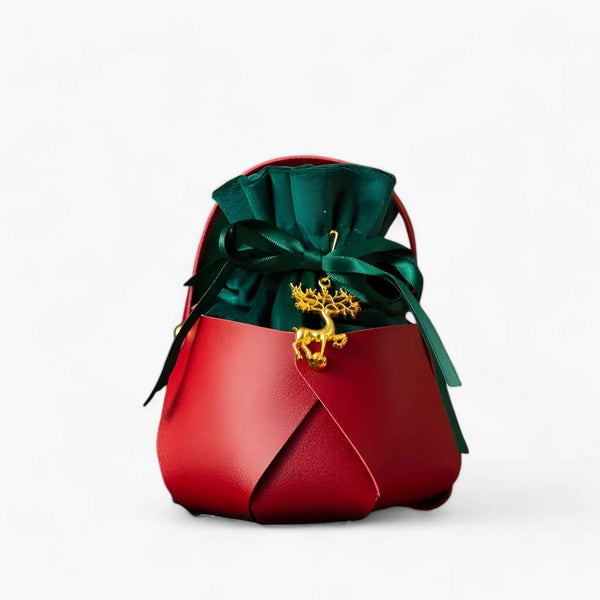 Layla | Juläpple-Tasche – Festliche und praktische tragbare Geschenkbox für Weihnachtsverpackung