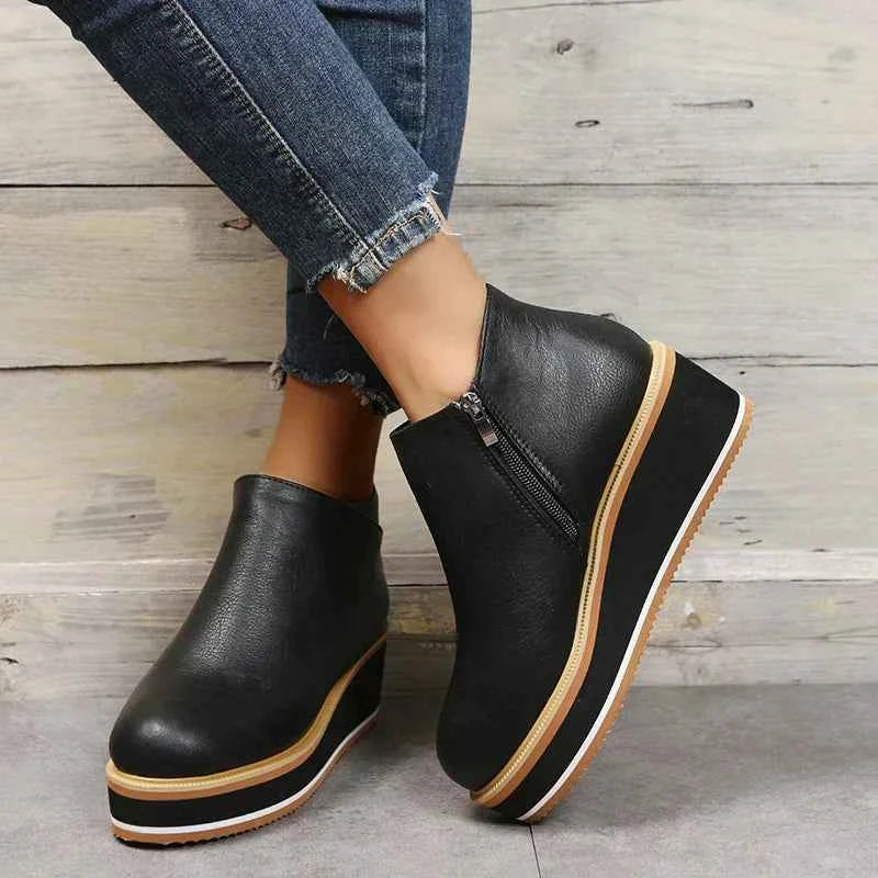 Elegante Orthopädische Schuhe für Damen hinten