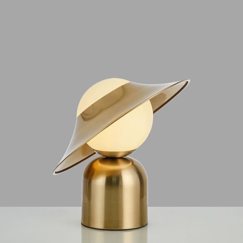 Verena - Stilvolle moderne goldene LED-Tischlampe für elegantes Ambiente