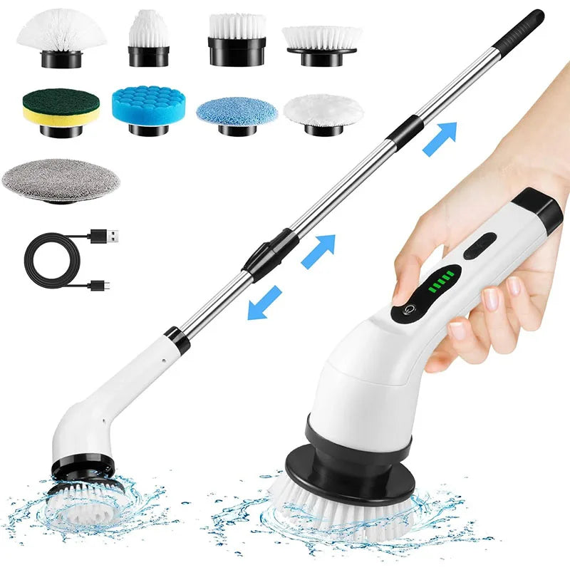ScrubPro Elektrische Reinigungsbürste - Kabelloser Spinscrubber