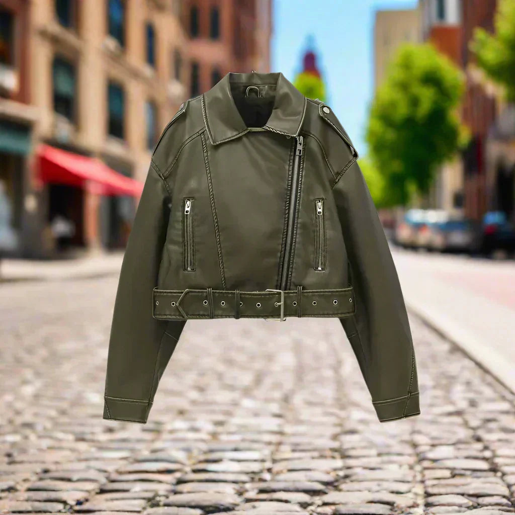 Lilly - Trendige und elegante Lederjacke für einen modernen Stil