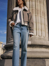 Elegante moderne Ledermantel für Damen für einen schicken und stilvollen Look
