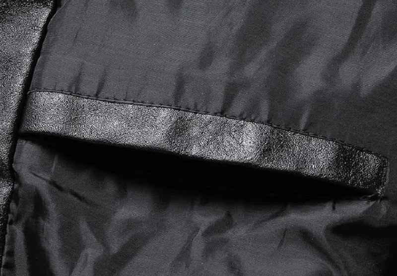 Elegante Lederjacke für Motorradfahrer