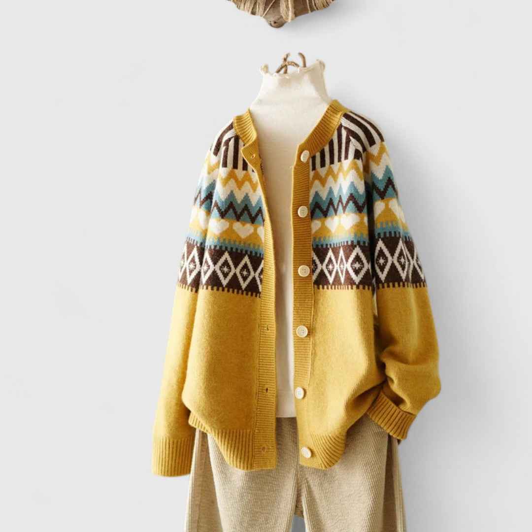 Amara - Eleganter Cardigan Pullover für einen bequemen Stil