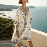 Elegantes und vielseitiges Strandkleid für sonnige Sommertage Damen