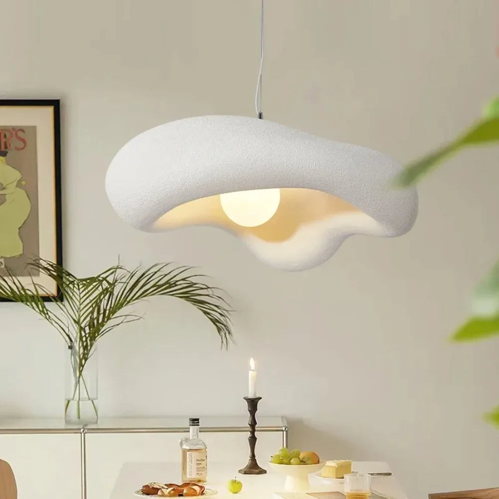 Melistara - Wabi Sabi Nordische LED-Hängeleuchte für Schlafzimmer, Esstisch und Café - Elegante und Minimalistische Beleuchtung