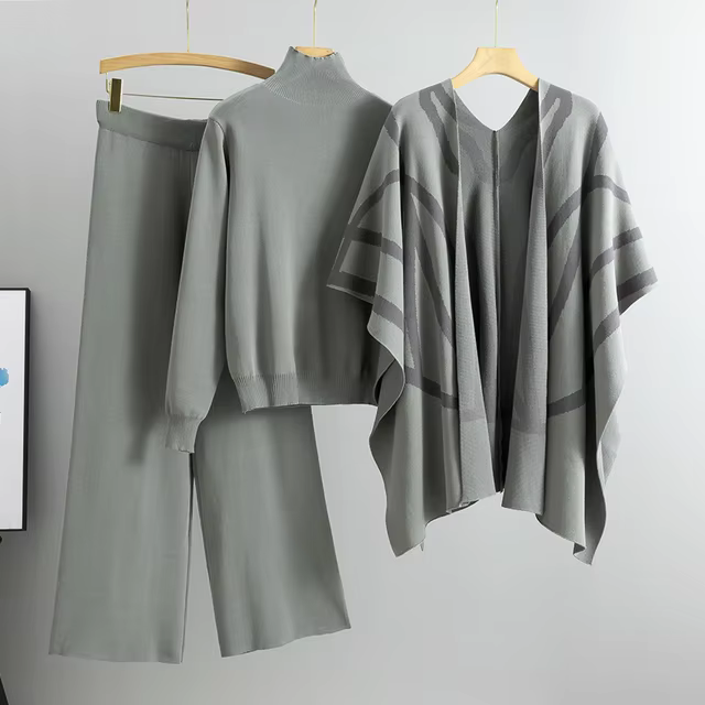 Sophia™ - Weiches und bequemes Strick-Set aus 2 Teilen für einen eleganten Stil