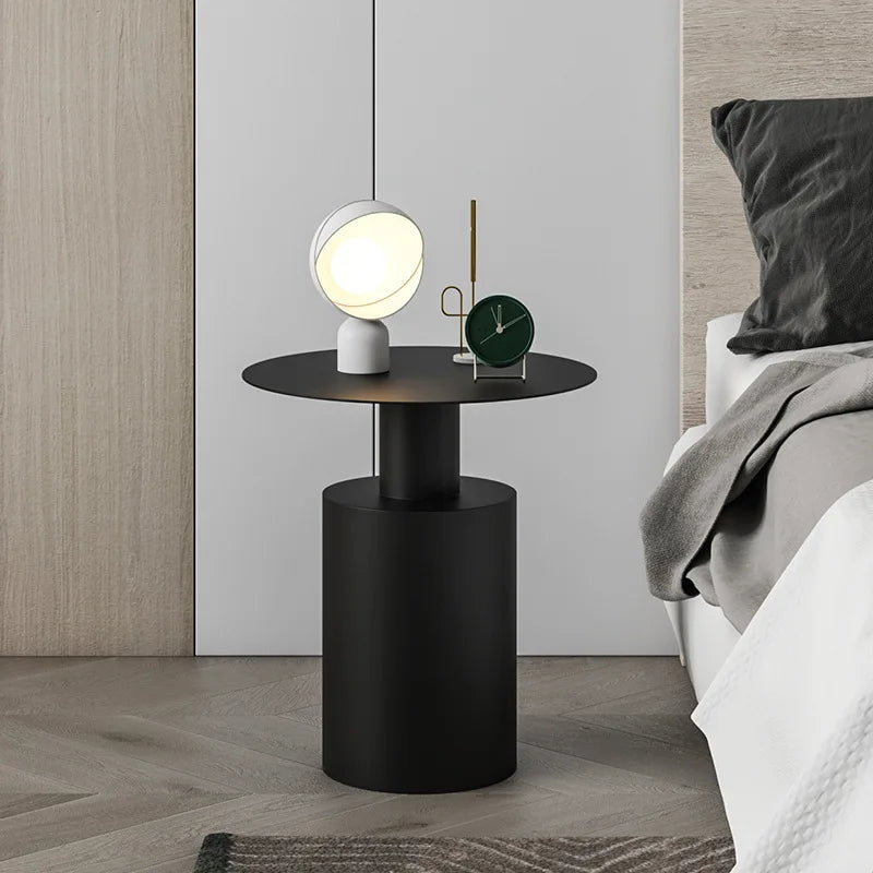 Orythea - Stilvoller Moderner Runder Beistelltisch mit Minimalistischem Design für das Schlafzimmer