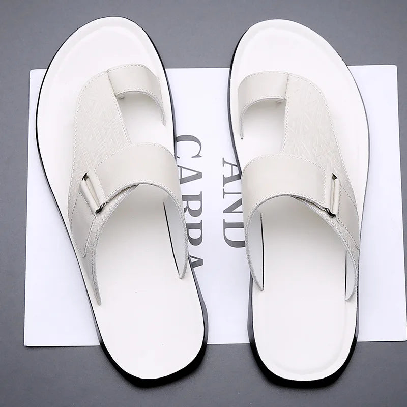 KINSEY – Elegante minimalistische Sandalen aus echtem Leder