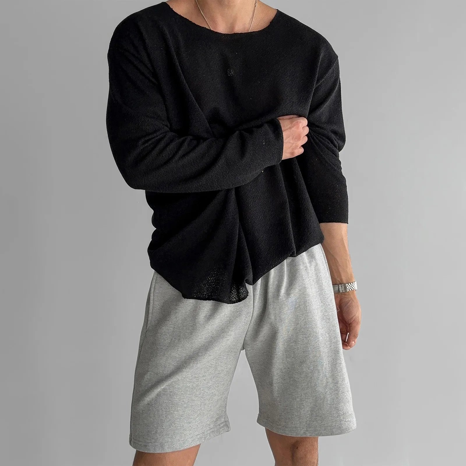 EZRA – Atmungsaktuelles Strick-T-Shirt für maximalen Komfort