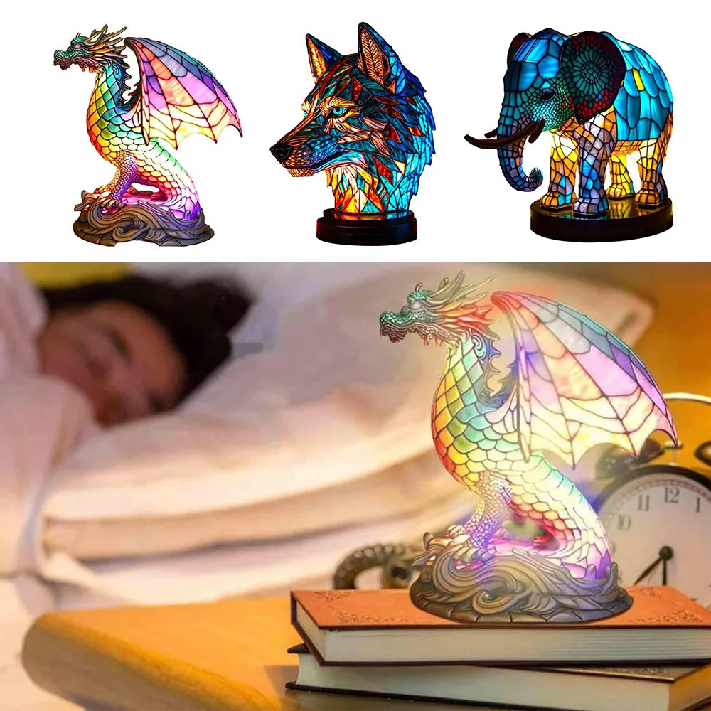 AnimalLustre | Elegante Tierfensterlampe für eine einzigartige Dekoration