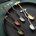 Cucchiaio libellula – Elegante cucchiaio decorativo in lega per un tocco di fascino