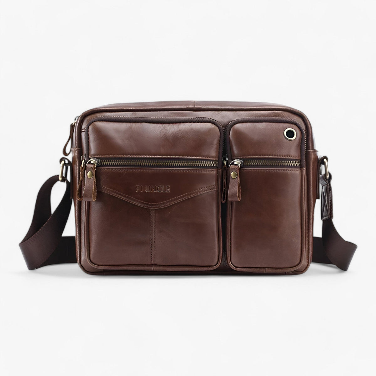 Herren Edle Premium Leder Alltagstasche