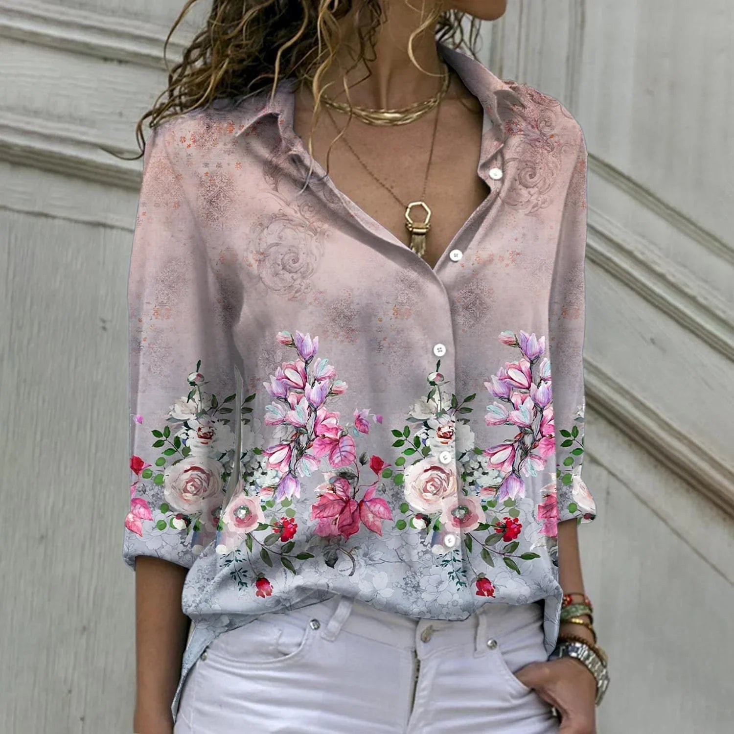 Iravella Legere Druckbluse für einen stilvollen Alltagslook