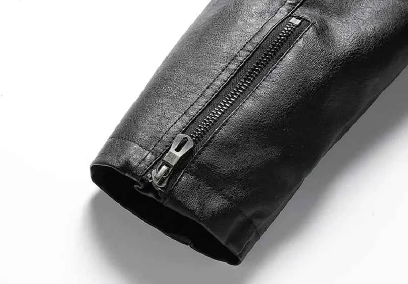 Elegante Lederjacke für Motorradfahrer