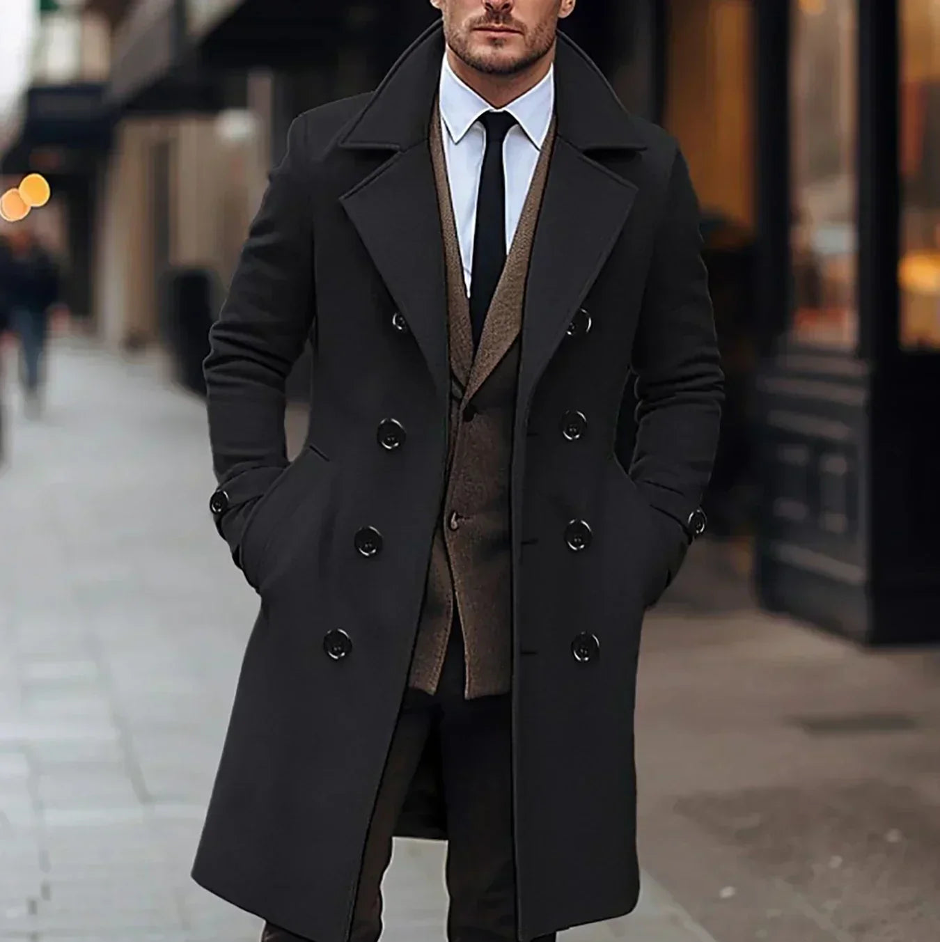 Jacob - Eleganter Herrenmantel im stilvollen Design