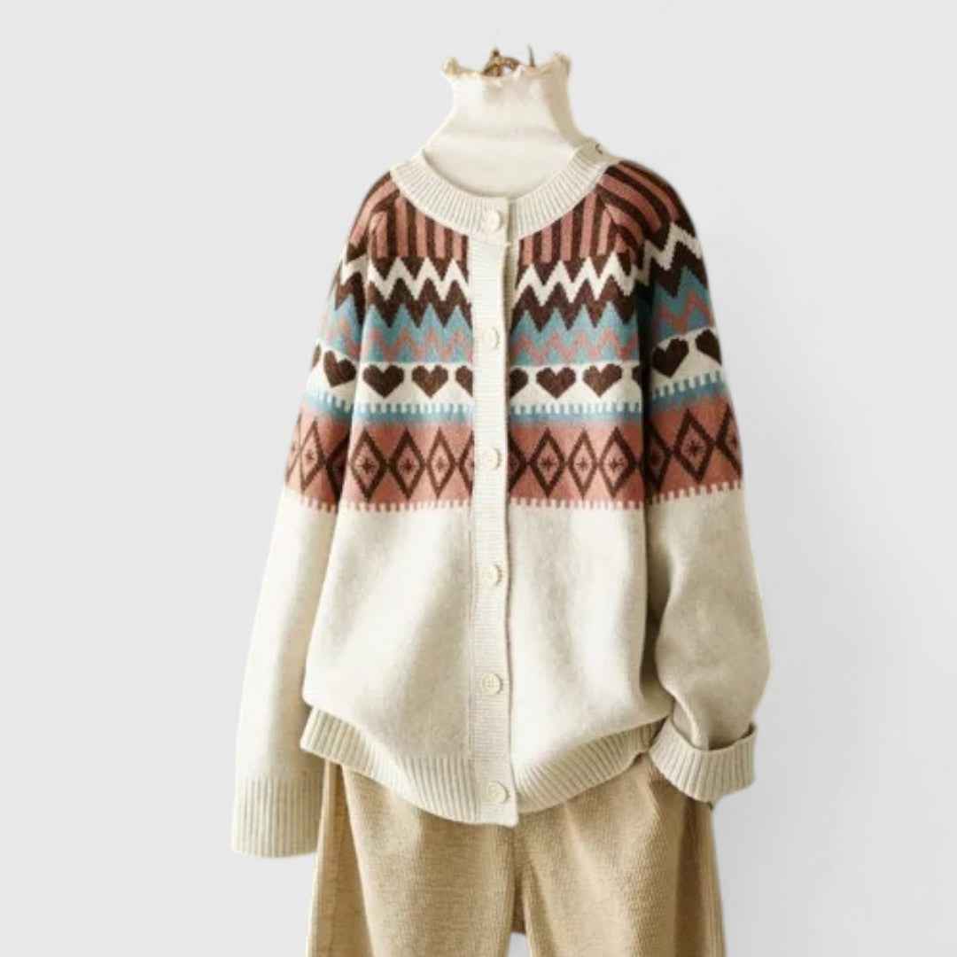 Amara - Eleganter Cardigan Pullover für einen bequemen Stil