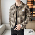 Giovanni Russo Elegante Tweed-Jacke für einen Anspruchsvollen Stil