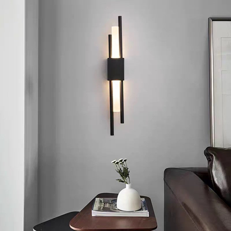 Adan - Wandapplikationen aus Metall im zeitgenössischen Design mit verstellbarer LED-Beleuchtung