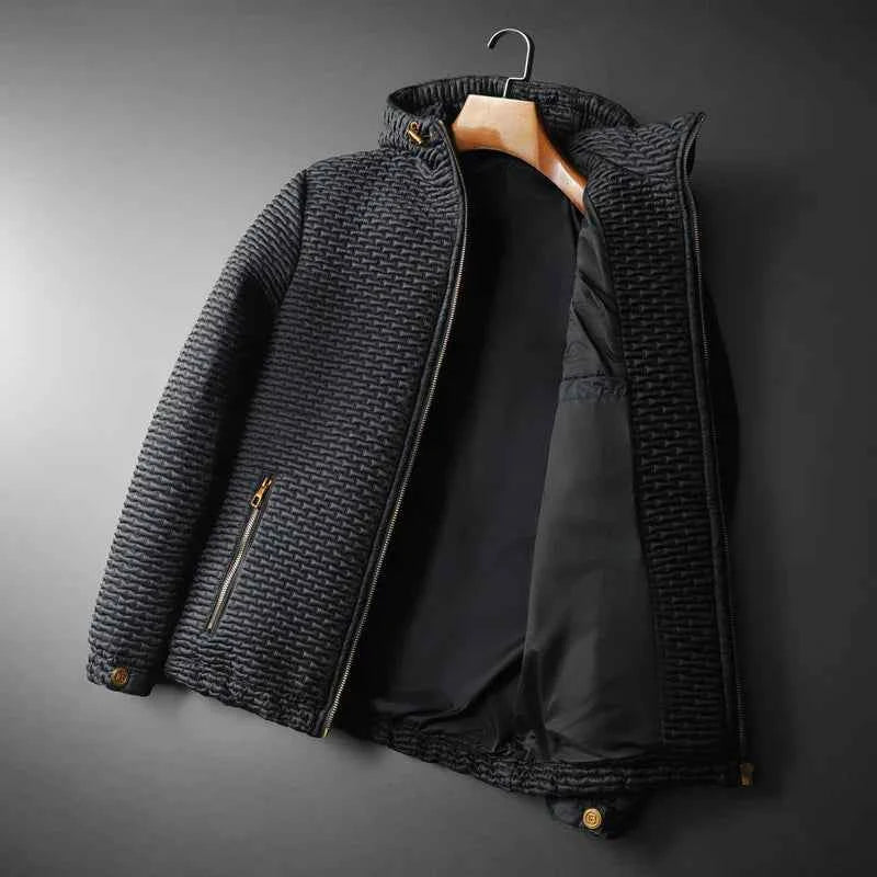 Elegante und Bequeme Schwarz Micro-Quilt Jacke
