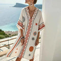 Elegante abito da spiaggia in seta – stile senza sforzo per look estivi indimenticabili