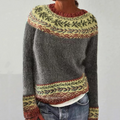 Lara — Smuk hyggelig retro-pullover til stilfuld komfort