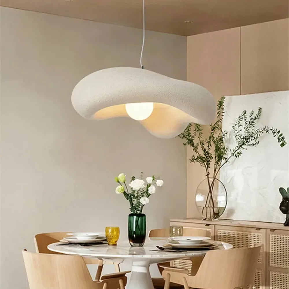 Melistara - Wabi Sabi Nordische LED-Hängeleuchte für Schlafzimmer, Esstisch und Café - Elegante und Minimalistische Beleuchtung