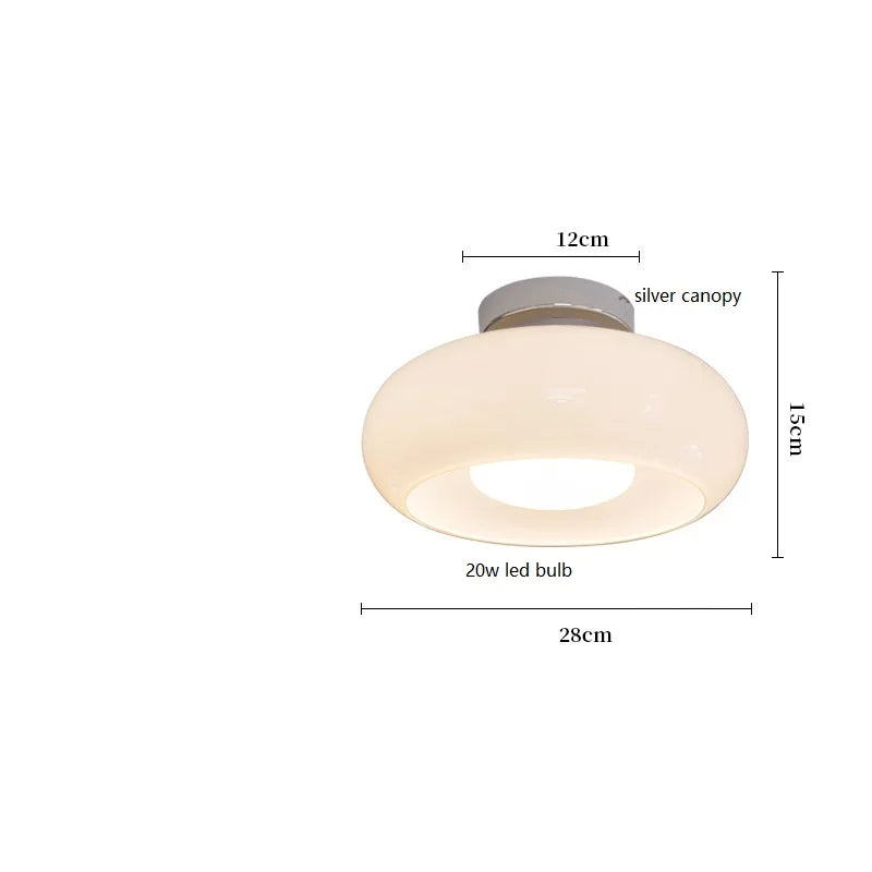 Orvalo - Elegante Glass- und Kupfersuspension | Moderner nordischer Stil mit E27-Fassung