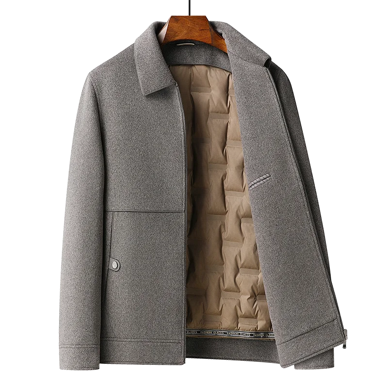 Elegante Heritage-Flanell-Wolljacke