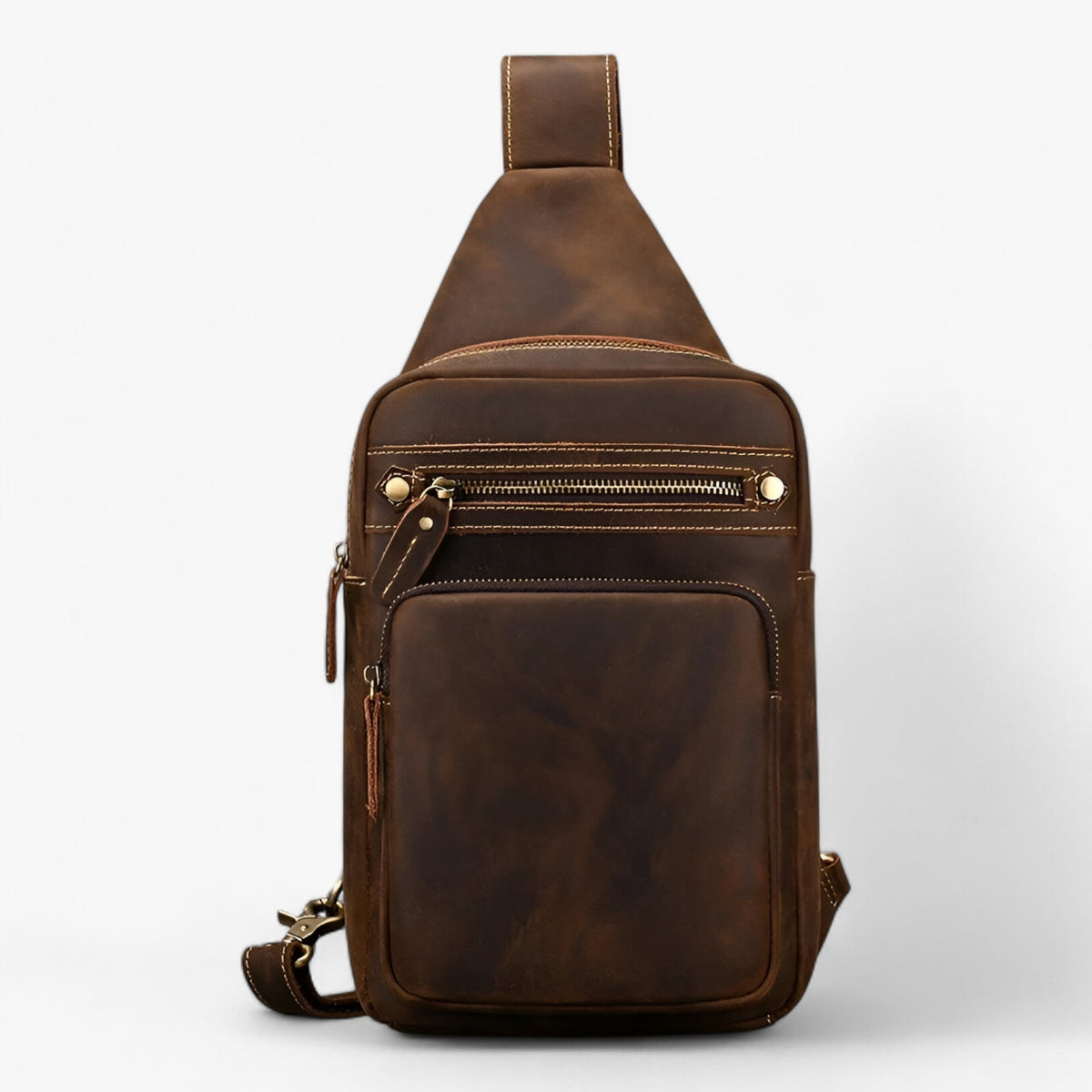 Herren Echtes Rindsleder Tablet-Satchel-Tasche