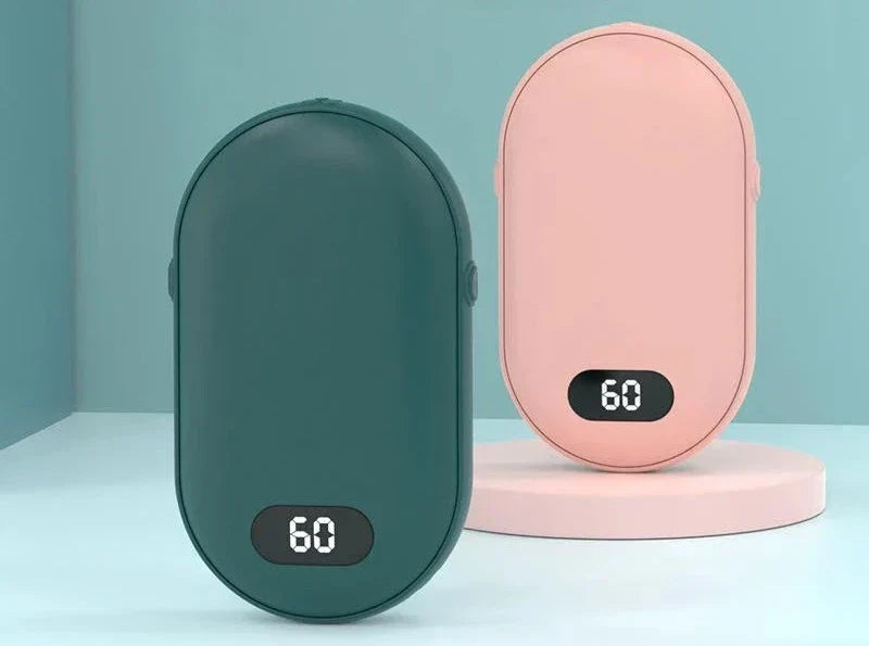 2-in-1 Wiederaufladbare Handwärmer & Powerbank - USB Taschenheizung