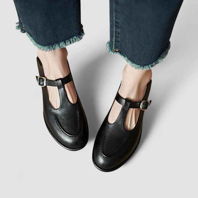 Ariyzzah – Komfortable orthopädische Mary-Jane-Schuhe mit niedrigem Absatz für täglichen Komfort