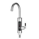 Luxus Elektrischer Küchenhahn mit Durchflusswärmer 3000W aus Edelstahl für Effizienz und Eleganz