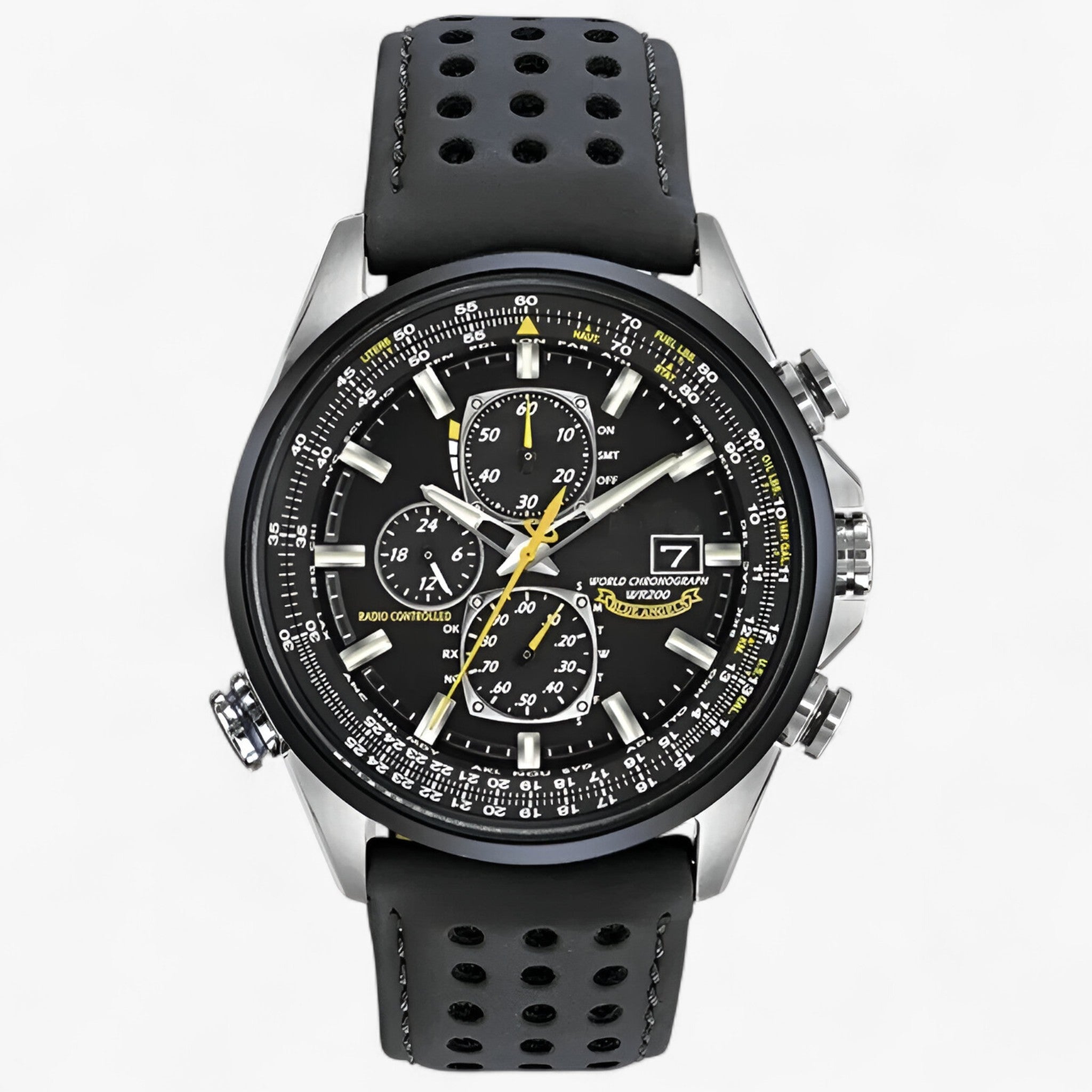 Uhr Chronograph Herr MultiSteel 42mm, Stahl Silber, Zifferblatt Blau Elegant