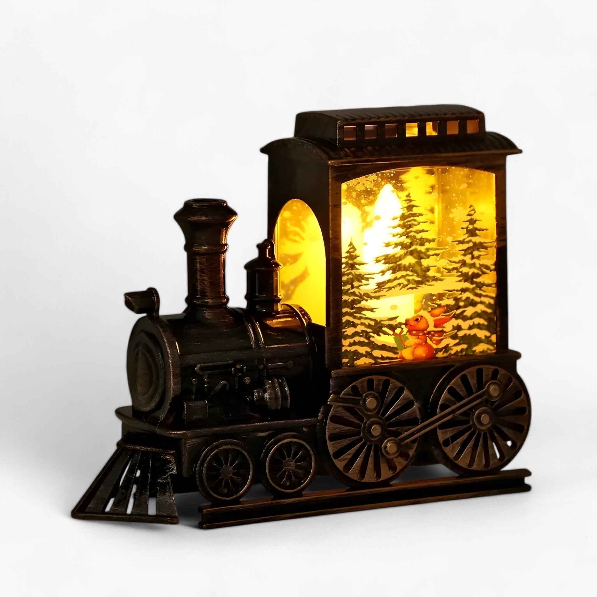 Vintage Zug-Lampen | Tragbare Batterielampen – Festliche Weihnachten- und Partydekoration