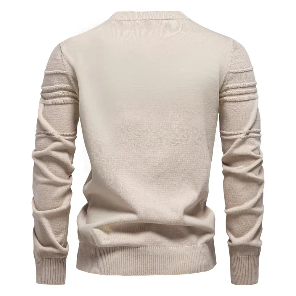 Alessio gestreifter Strickpullover für stilvollen Komfort