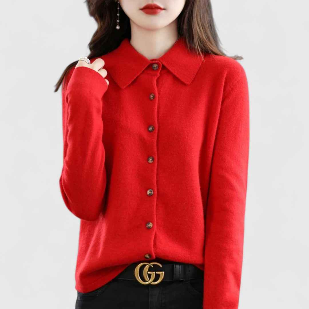 Sofia – Damen Strickjacke für stilvollen Komfort