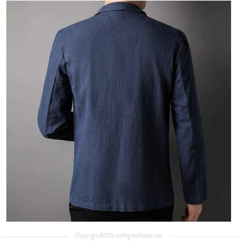 Klassischer Leinenblazer Hudson für einen eleganten und lässigen Stil